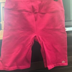 Alo seamless ribbed shorts